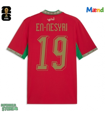 Marokko Youssef En-Nesyri #19 Replika Hjemmebanetrøje VM 2026 Kortærmet